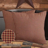 VHC Brands Patriotic Patch Euro Sham