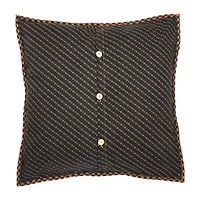 VHC Brands Patriotic Patch Quilted Euro Sham