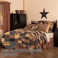 VHC Brands Patriotic Patch Reversible Quilt Set