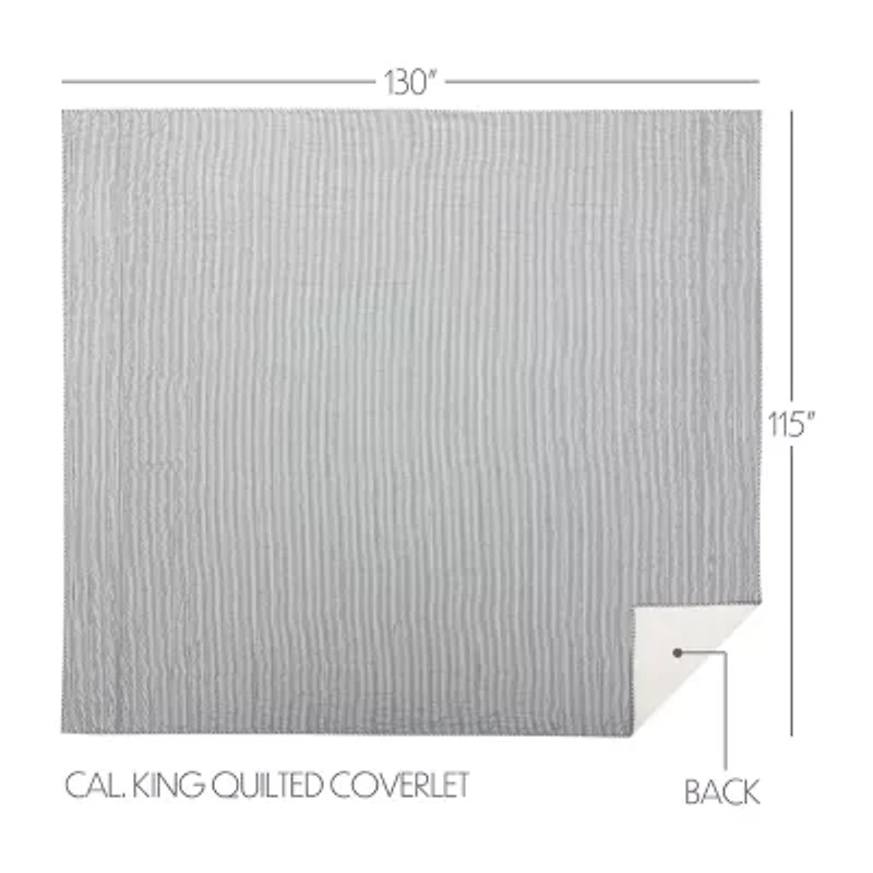 VHC Brands Sawyer Mill Stripe Reversible Quilt