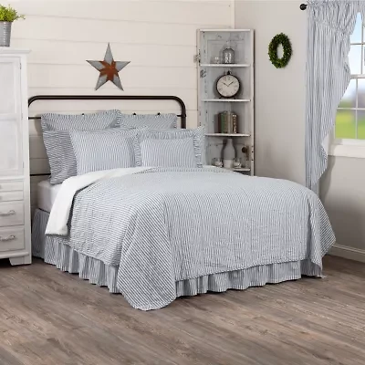 VHC Brands Sawyer Mill Stripe Reversible Quilt