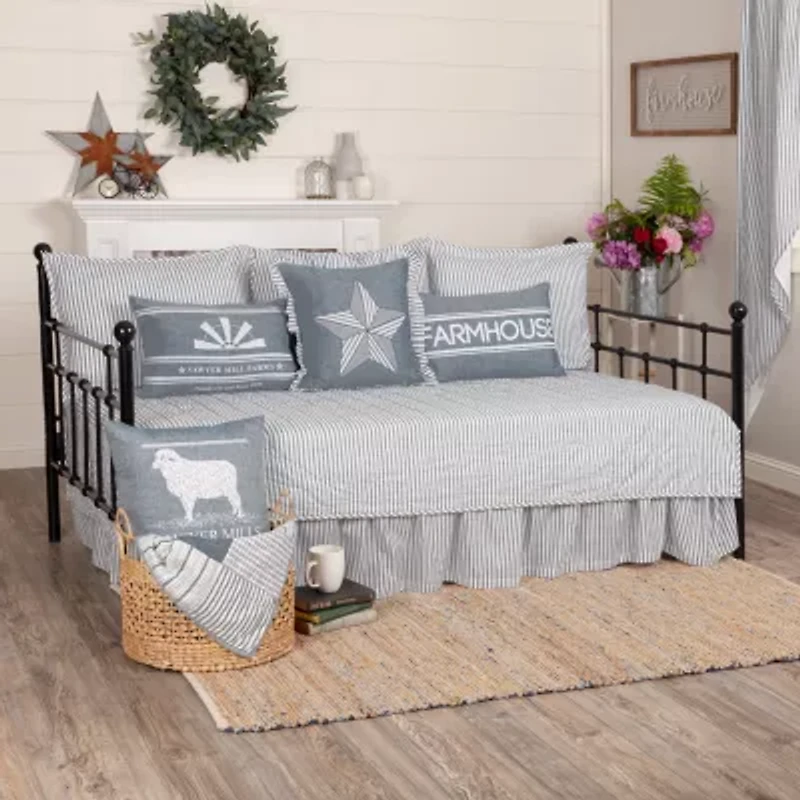 VHC Brands Sawyer Mill Patch 5-pc. Reversible Quilt Set