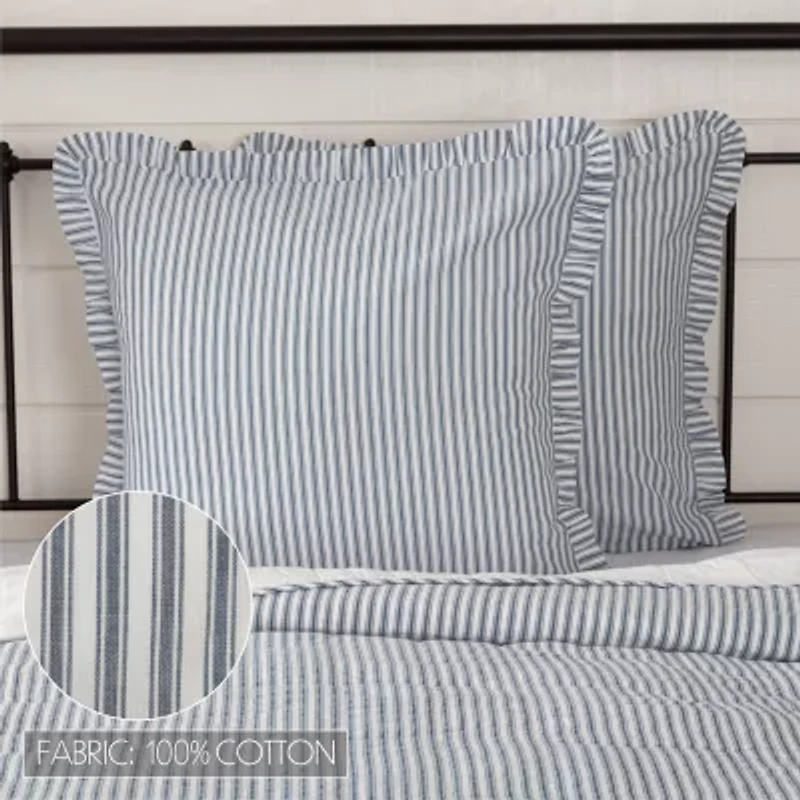 VHC Brands Sawyer Mill Stripe Euro Sham