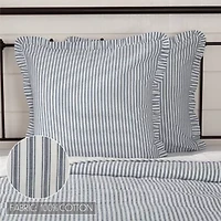 VHC Brands Sawyer Mill Stripe Euro Sham