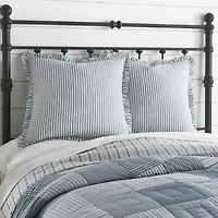 VHC Brands Sawyer Mill Stripe Euro Sham
