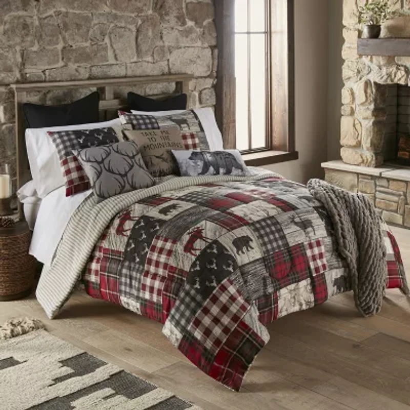 Your Lifestyle By Donna Sharp Timber 3-pc. Midweight Reversible Comforter Set