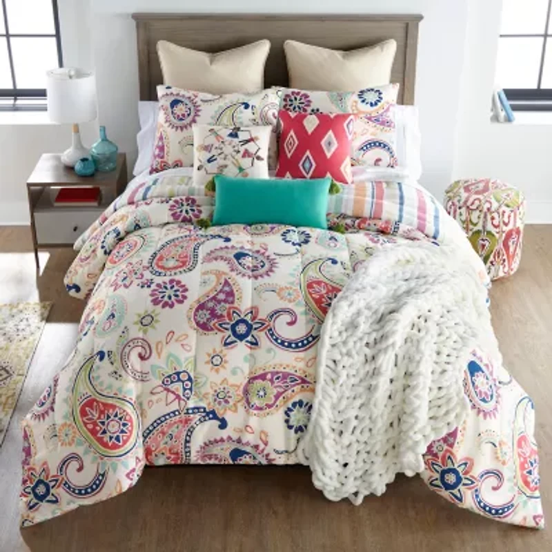 Your Lifestyle By Donna Sharp Cali 3-pc. Midweight Reversible Comforter Set
