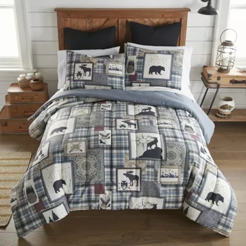 Your Lifestyle By Donna Sharp Forest Symbols 3-pc. Midweight Reversible Comforter Set