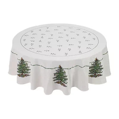 Spode Christmas Tree Round Tablecloth