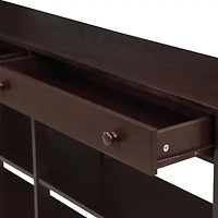 Oxford 2-Drawer Storage Console Table with Shelves