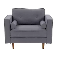 Corliving Mulberry Tufted Upholstered Club Chair