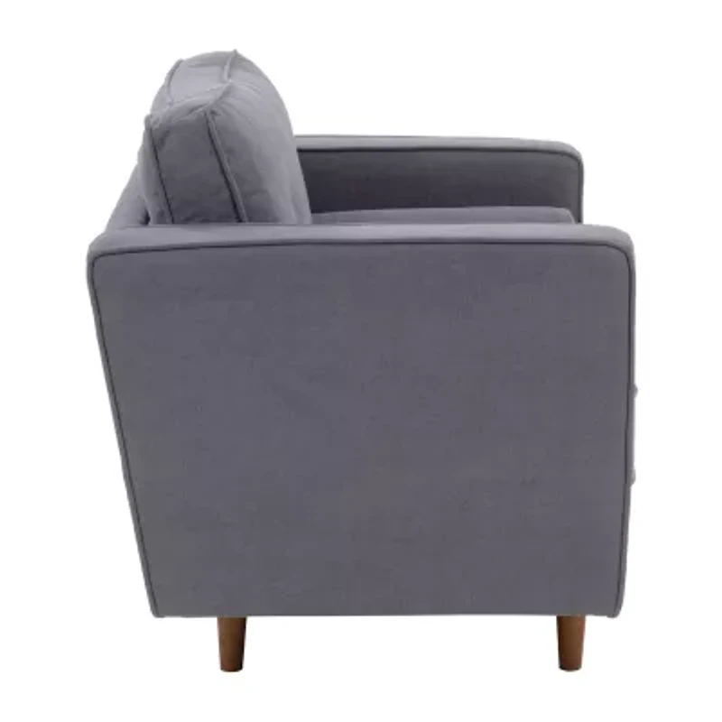 Corliving Mulberry Tufted Upholstered Club Chair
