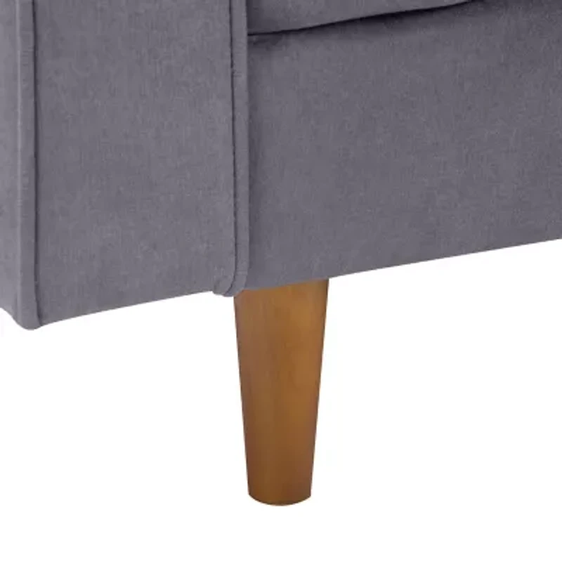 Corliving Mulberry Tufted Upholstered Club Chair