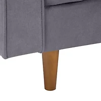 Corliving Mulberry Tufted Upholstered Club Chair