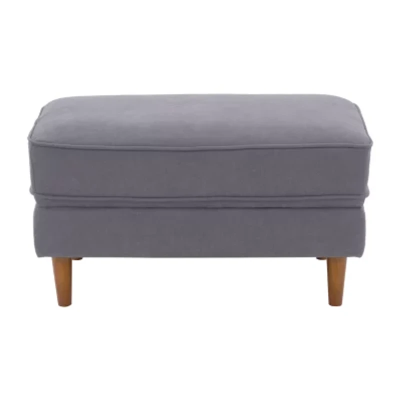 Corliving Mulberry Tufted Chair & Ottoman Set