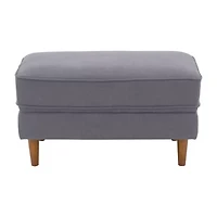 Corliving Mulberry Tufted Chair & Ottoman Set
