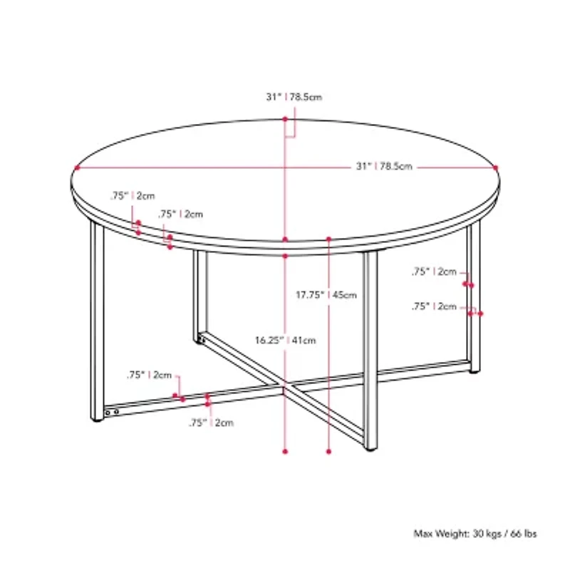 Corliving Ayla Coffee Table