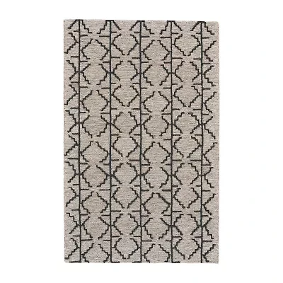 Weave And Wander Fadden Geometric Hand Tufted Indoor Rectangle Accent Rugs