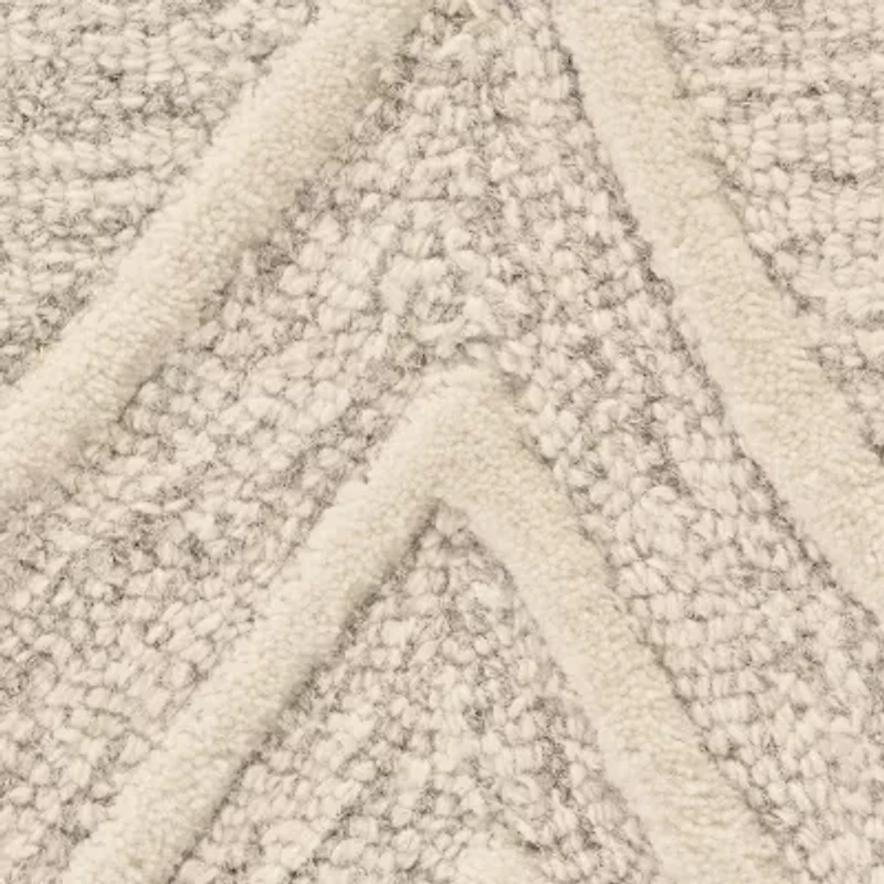 Weave And Wander Fadden Geometric Hand Tufted Indoor Rectangle Runners