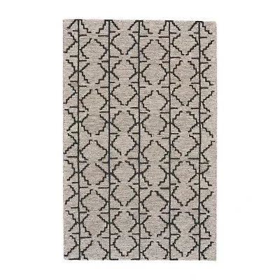 Weave And Wander Fadden Geometric Hand Tufted Indoor Rectangle Area Rugs
