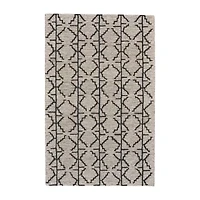 Weave And Wander Fadden Geometric Hand Tufted Indoor Rectangle Area Rugs