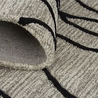 Weave And Wander Fadden Abstract Hand Tufted Indoor Rectangle Area Rugs