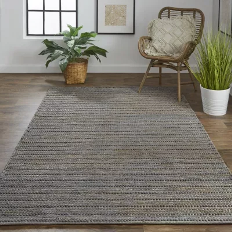 Weave And Wander Knox Solid Flatweave Indoor Rectangle Area Rugs