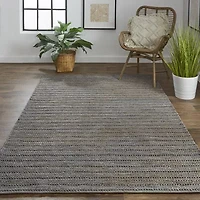 Weave And Wander Knox Solid Flatweave Indoor Rectangle Area Rugs