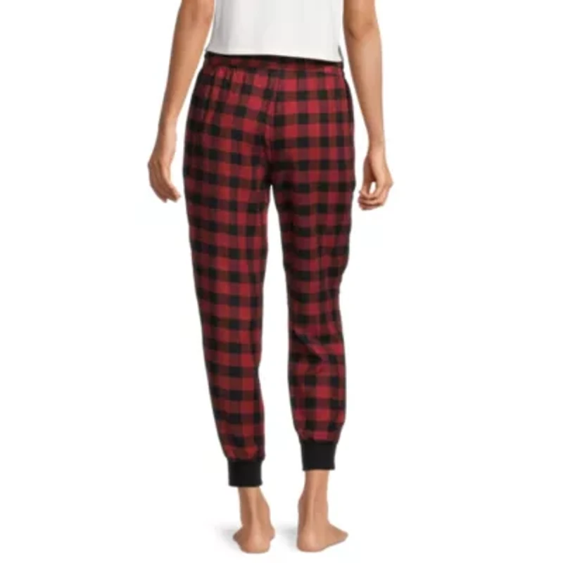 Arizona Body Womens Flannel 1 Pair Juniors Pajama Pants