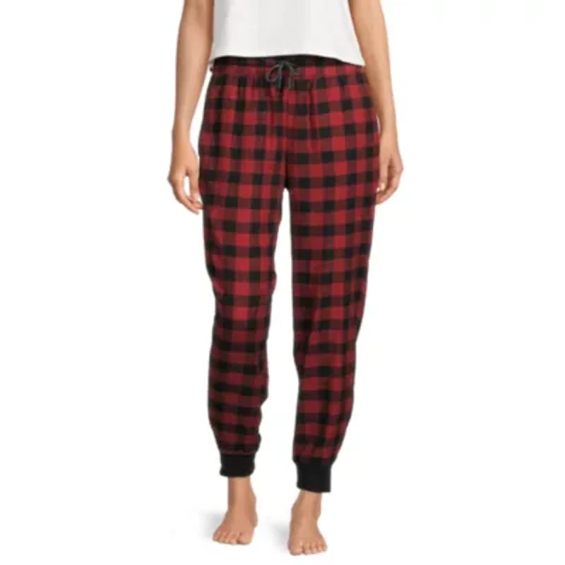 Arizona Body Womens Flannel 1 Pair Juniors Pajama Pants