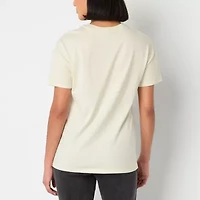 Bambi Boyfriend Tee Womens Crew Neck Short Sleeve Oversized Juniors Graphic T-Shirt