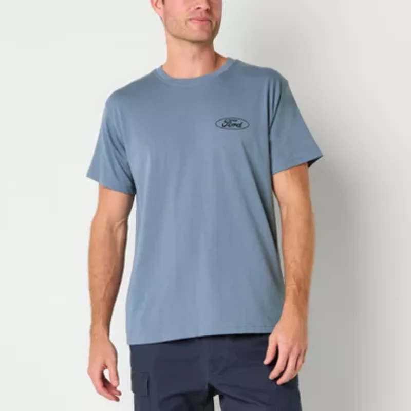 Buckhorn River Mens Crew Neck Short Sleeve Regular Fit Graphic T-Shirt