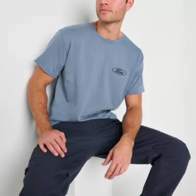Buckhorn River Mens Crew Neck Short Sleeve Regular Fit Graphic T-Shirt