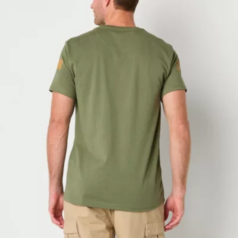 Buckhorn River Mens Round Neck Short Sleeve Regular Fit Graphic T-Shirt