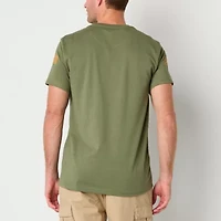 Buckhorn River Mens Round Neck Short Sleeve Regular Fit Graphic T-Shirt