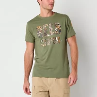 Buckhorn River Mens Round Neck Short Sleeve Regular Fit Graphic T-Shirt