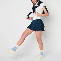 Arizona Built Shorts Womens Mid Rise Full Skirt Juniors
