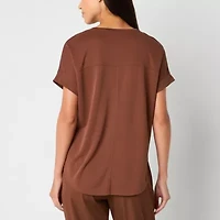 Stylus Womens Crew Neck Short Sleeve T-Shirt