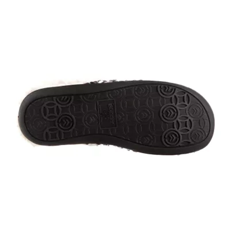Isotoner Sweater Knit Hoodback Womens Memory Foam Clog Slippers