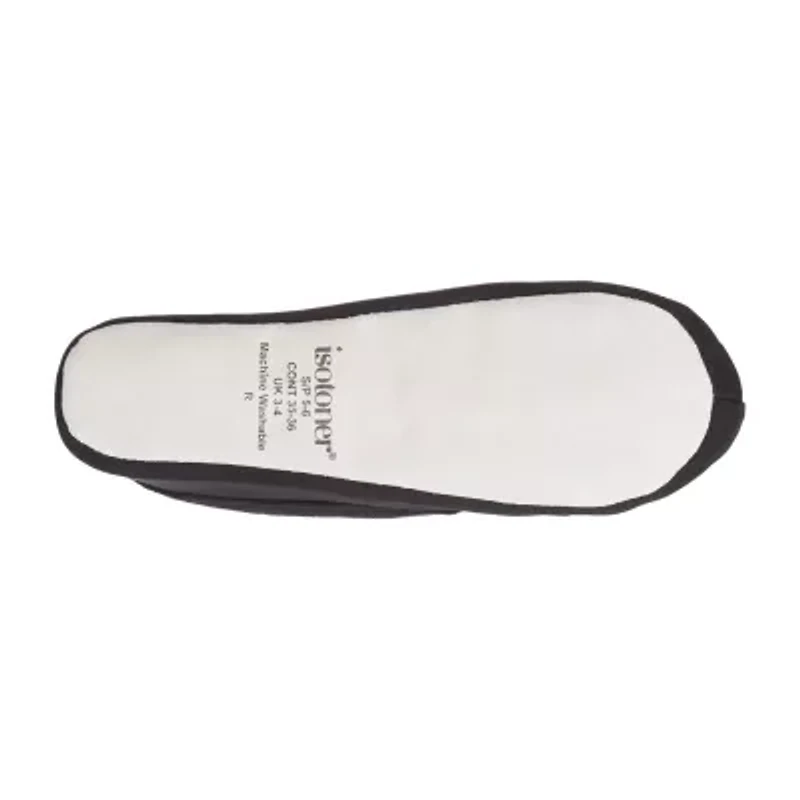 Isotoner Ivy Spandex Velour Womens Moccasin Slippers