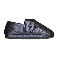 Isotoner Mikaela Nylon Puffer Closedback Womens Memory Foam Slip-On Slippers