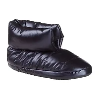Isotoner Mikaela Nylon Puffer Womens Memory Foam Bootie Slippers