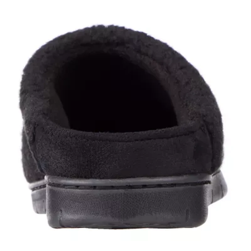 Isotoner Clara Recycled Berber Hoodback Womens Memory Foam Clog Slippers