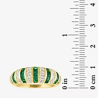 Gemstone 14K Gold Over Silver Cocktail Ring