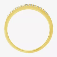 2MM 1/4 CT.T.W. Natural Diamond 10K Gold Anniversary Wedding Band