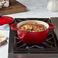 Smith & Clark Cast Iron 5-qt. Round Dutch Oven