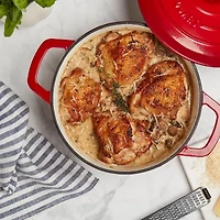 Smith & Clark Cast Iron 5-qt. Round Dutch Oven