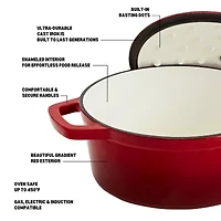 Smith & Clark Cast Iron 5-qt. Round Dutch Oven