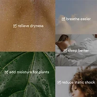 HoMedics Top-Fill Warm + Cool With Planter Humidifier