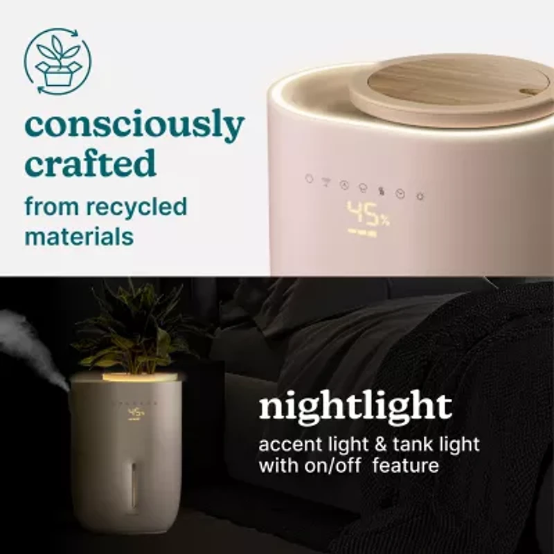 HoMedics Top-Fill Warm + Cool With Planter Humidifier